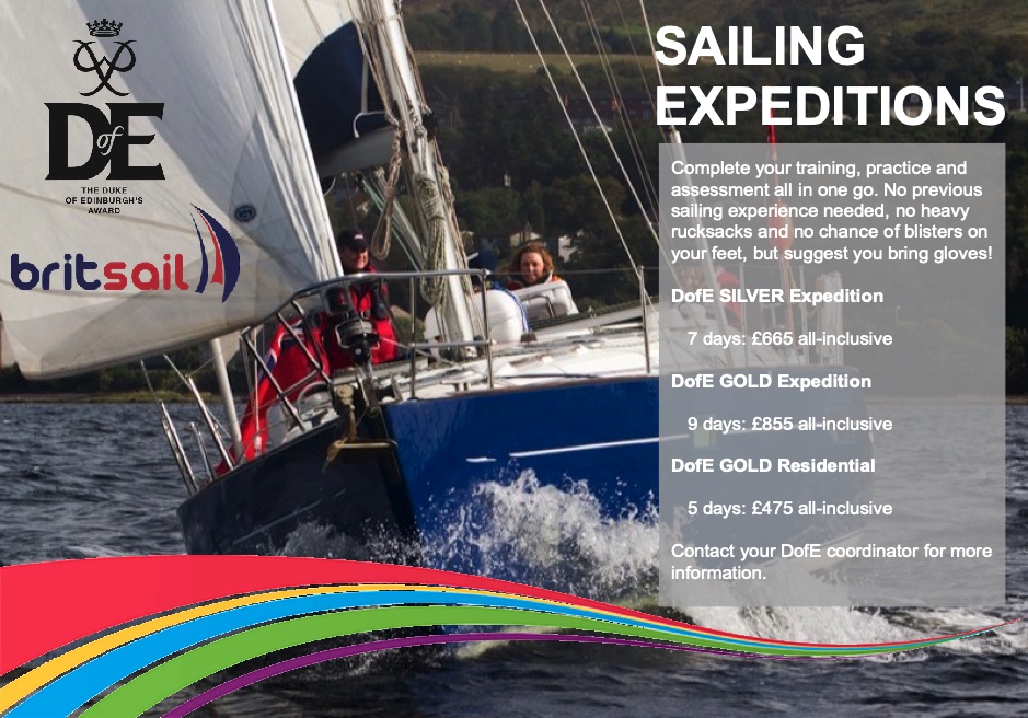 Britsail | Duke of Edinburgh Award | Learn to Sail